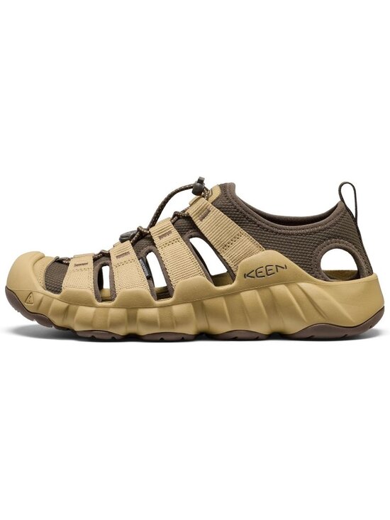 Men\'s Canteen And Khaki Hyper port Closed Toe Breathable Easy On Sandal Shoes